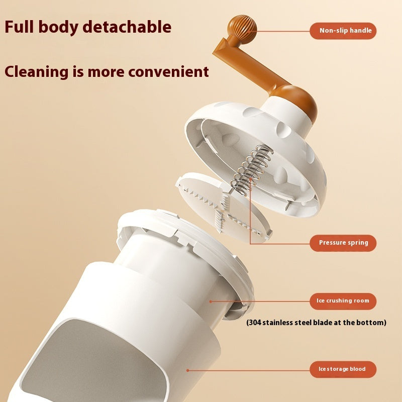 Ice Crusher Manual Household Small